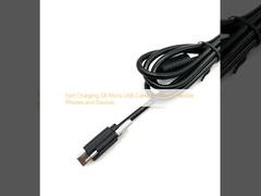 Cable Micro USB de carga rápida 3A para teléfonos móviles y dispositivos de tipo c