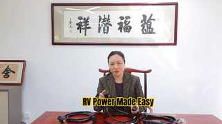 Cable de extensión para vehículos recreativos de 30 amperios, resistente, visible durante la noche