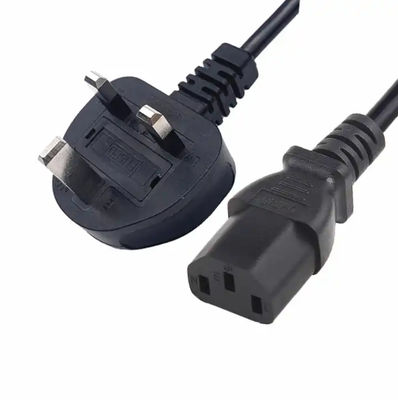 HENG WELL Reino Unido Cordón de alimentación de 3 pines para electrónica de consumo 220V - 250V 13A