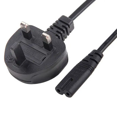 3A 5A 10A Reino Unido Cordón de alimentación, C7 BS1363 Reino Unido 2 cables de alimentación