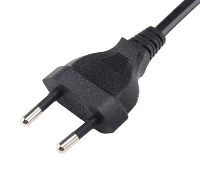 Certificado VDE Cable de extensión del cable de alimentación UE 2.5A 250V 2 pines