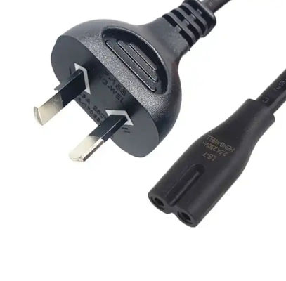 2 Pin de conexión de energía Australia Cables de alimentación Cables de extensión Australia SAA Cables de alimentación