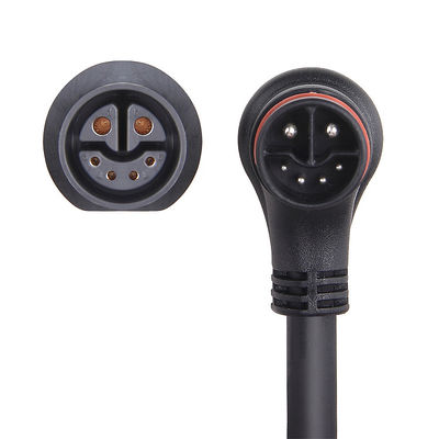 Heng-well Conector de 2+4 pines para bicicleta eléctrica nueva energía batería conector impermeable para bicicleta eléctrica