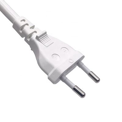 Válvula de tensión de cable de alimentación europeo VDE 2 PIN 2.5A 250V 1,7m
