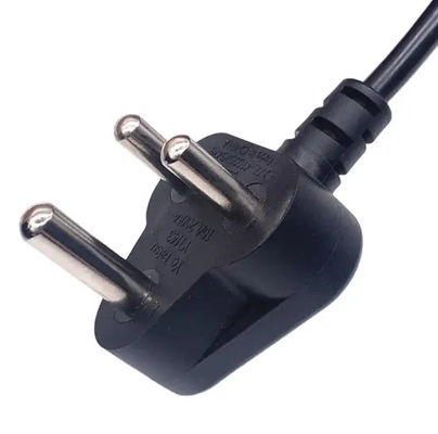 Home Appliance India Cordón de alimentación de 3 pines Cable para computadora 1.2m 1.5m 1.8m 2m 3m