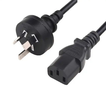 7.5A 10A 250V AU Australia Estándar SAA Cordón de alimentación aprobado CA Cables de extensión de cable de cable de conexión eléctrica