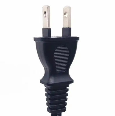 Cable de alimentación C7 personalizado, JIS C8303 JET Certificación 125V 2 cables de alimentación de pines