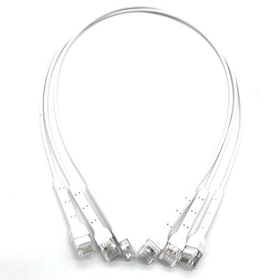 Personalizar longitud CMP / CMR conductor de cobre interno de chaqueta de PVC cable Ethernet LAN cable