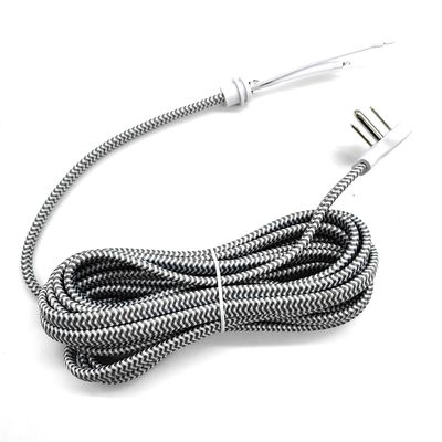 125V 10A chaqueta de PVC EE.UU. Cable de alimentación de 3 pines 100% Cooper puro con certificado UL