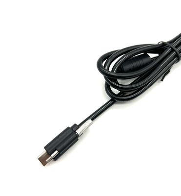 Cable de tipo C personalizado con tornillos de fijación Cable de datos USB con anillo magnético