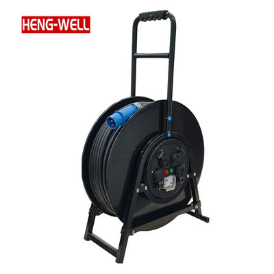 Carrete de cable de alimentación retráctil portátil con enchufes para uso en taller doméstico y garaje | Cable de extensión de 100m 50m 40m 25m 10m IP20